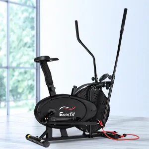 Adjustable Elliptical Cross Trainer Bike Combo - Everfit