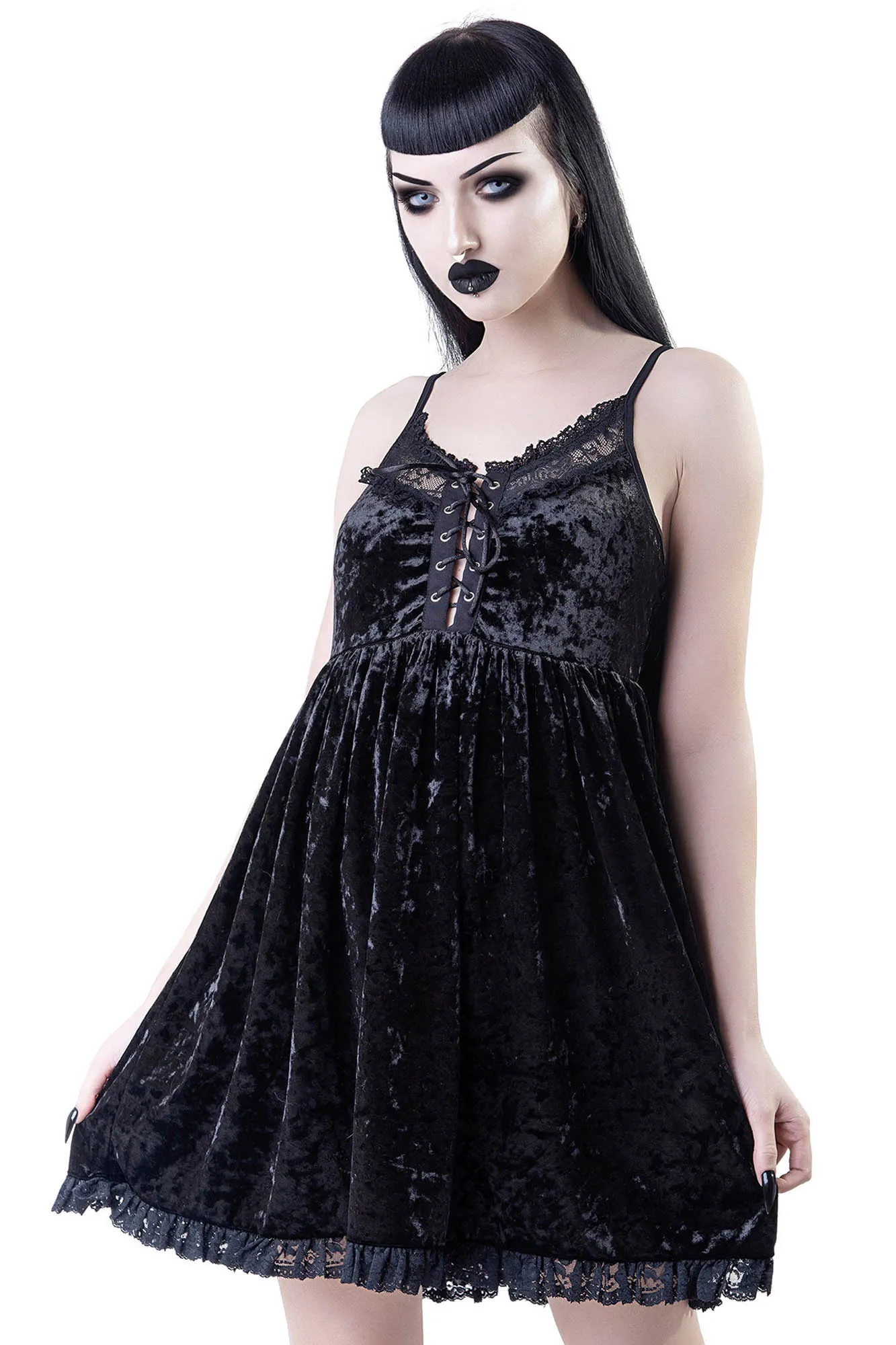 Ashbury's Angel Velvet Dress