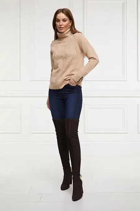 Astoria Roll Neck Knit (Camel)