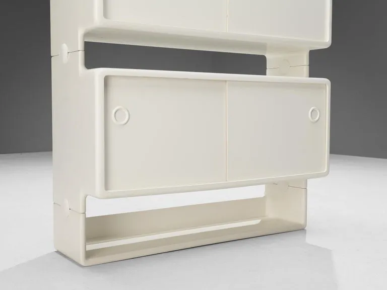 Ernest H. Igl for Wilhelm Werndl Cabinet in White Polyurethane