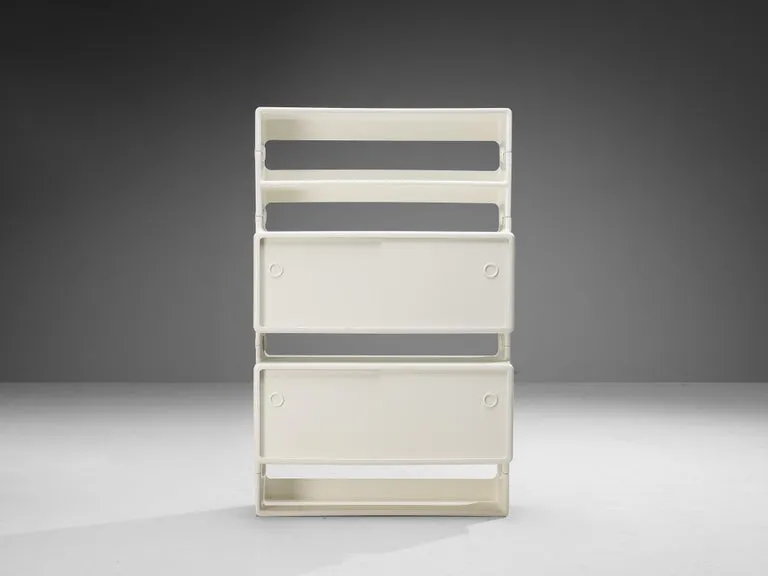 Ernest H. Igl for Wilhelm Werndl Cabinet in White Polyurethane