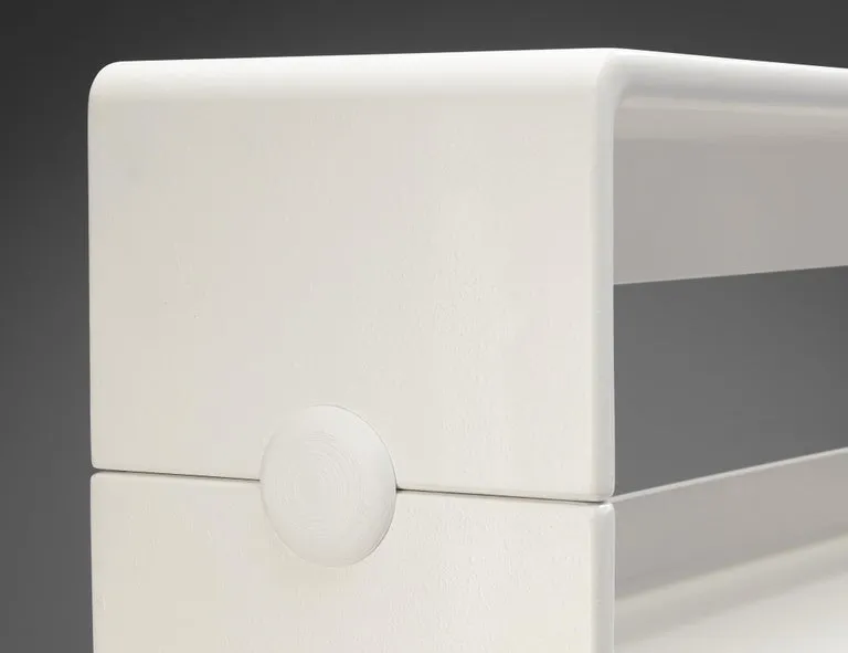 Ernest H. Igl for Wilhelm Werndl Cabinet in White Polyurethane