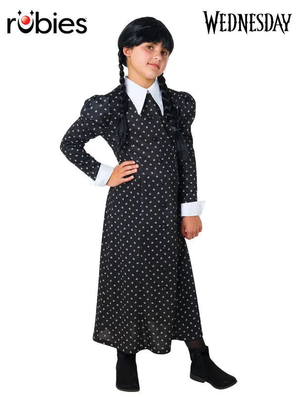 Girls Costume - Wednesday Deluxe Costume (Netflix Series)