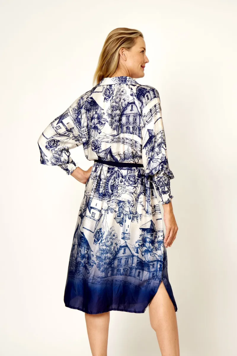 La Strada 100% Viscose Country Print Dress