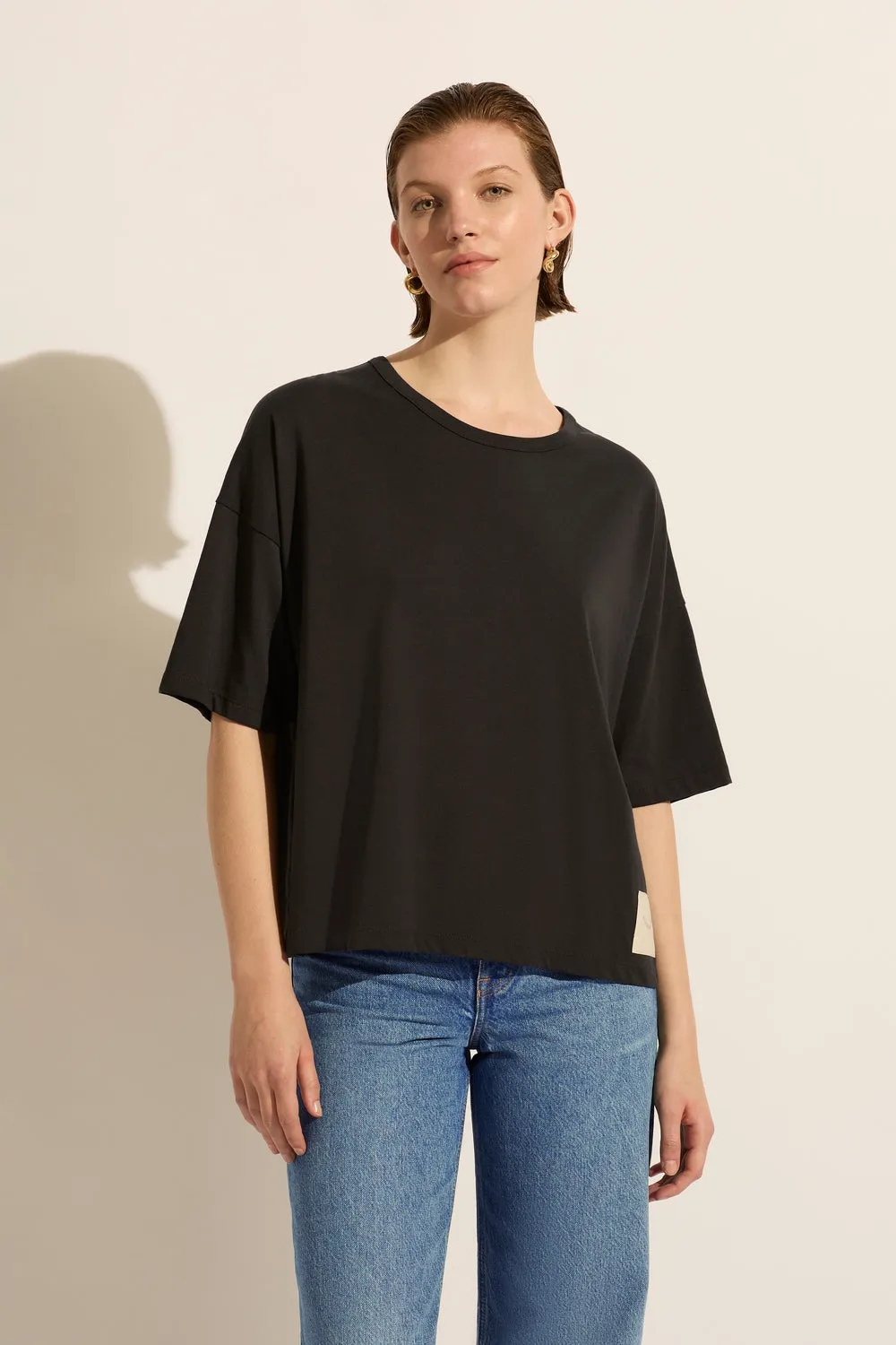 Slouchy Tee - Charcoal