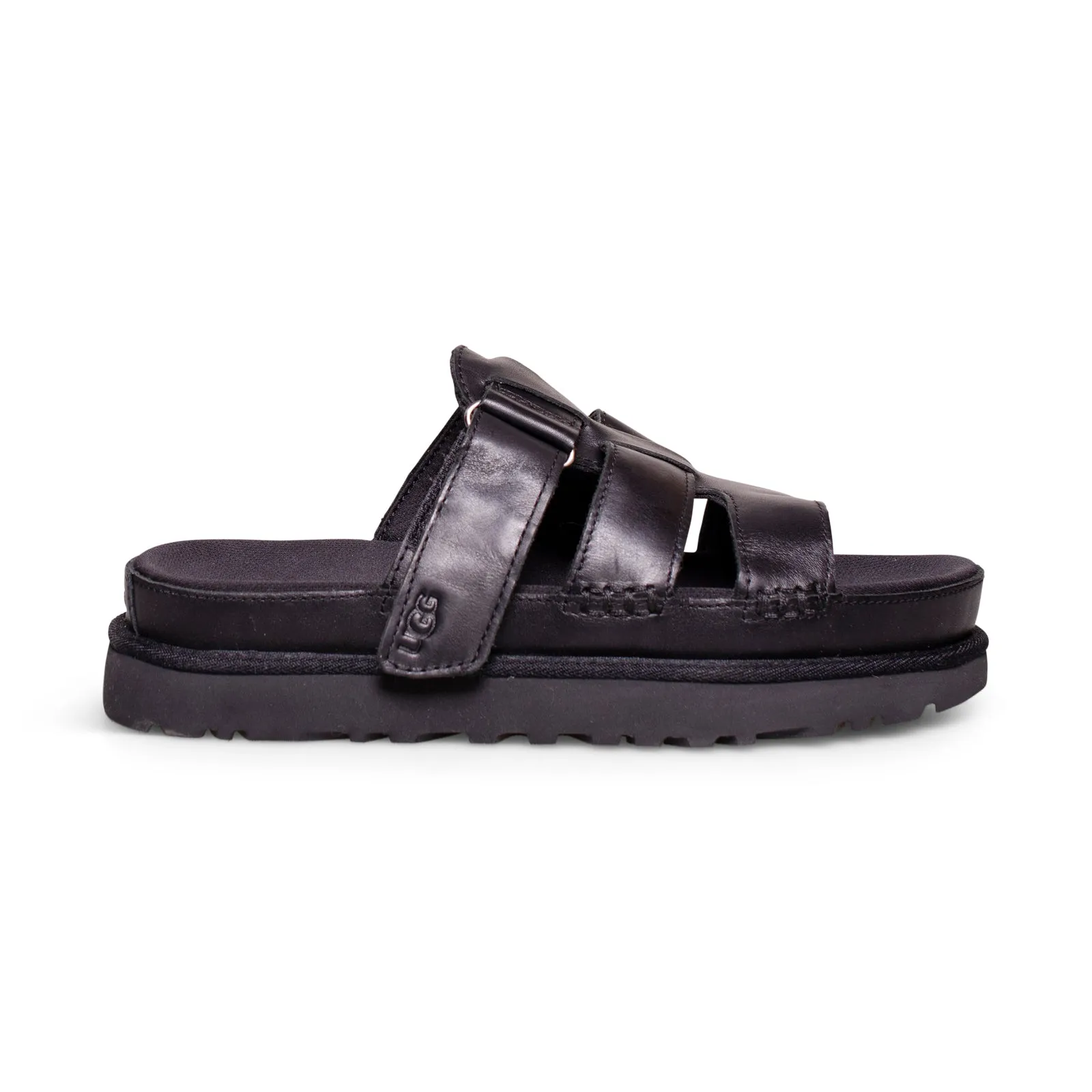 UGG Goldenstar Black Slides - Women's